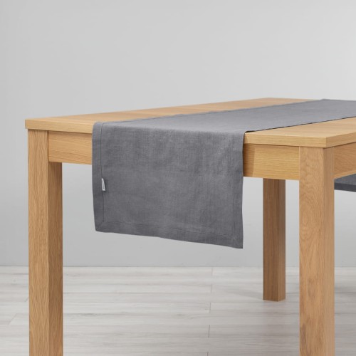 LINEN RUNNER | STEEL GREY