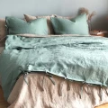 lniana-posciel-z-troczkami-szalwiowa-zielen