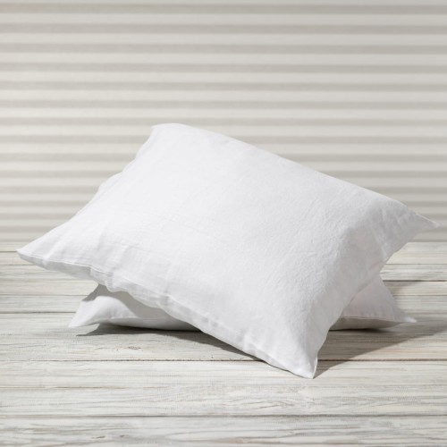 LINEN PILLOWCASE | SNOW WHITE (1)