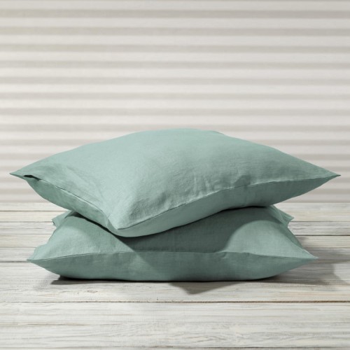 LINEN PILLOWCASE | SAGE GREEN (1)