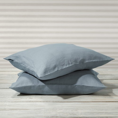 LINEN PILLOWCASE | DUSTY BLUE (1)