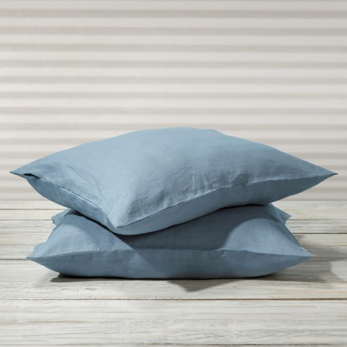 LINEN PILLOWCASE | LIGHT BLUE (1)