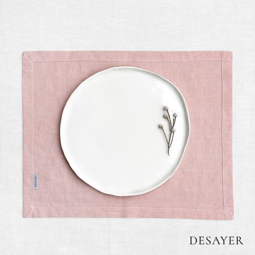LINEN PLACEMAT | DUSTY PINK | SET OF 2