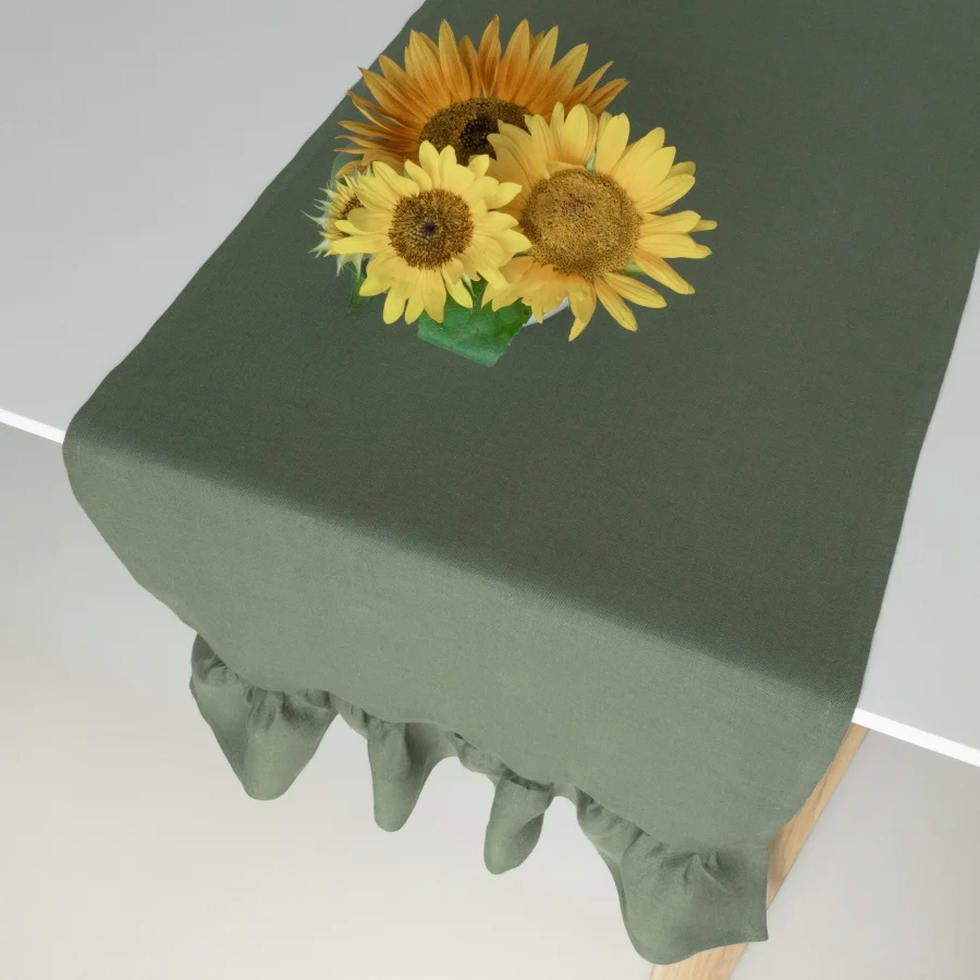 lniany-bieznik-z-falbana-zielen-khaki